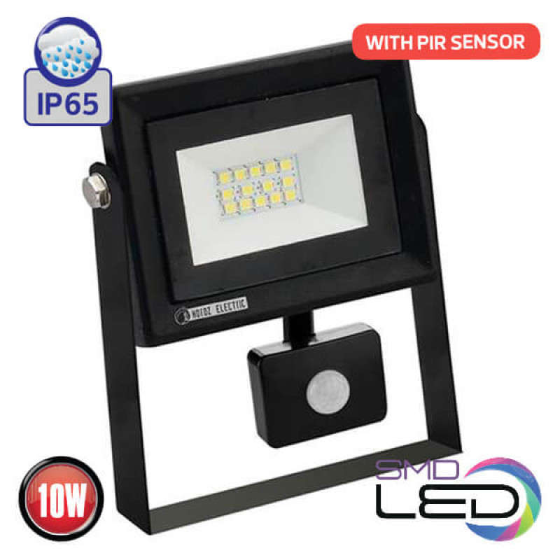 Прожектор світлодіодний з датчиком Horoz PARS/S 10 W IP65