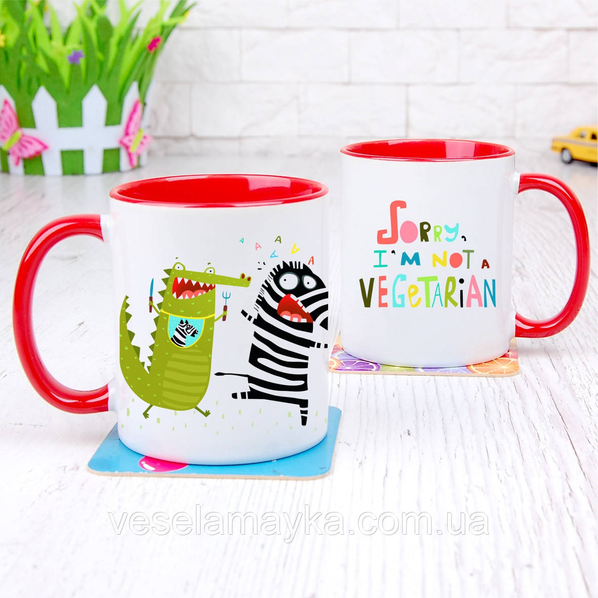 Чашка "I'm not a vegetarian", фото 1