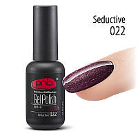 Гель-лак PNB № 022 Seductive, 8 мл фіолетовий з шимером