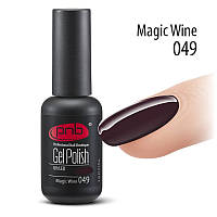 Гель-лак PNB № 049 Magic Wine, 8 мл коричневый