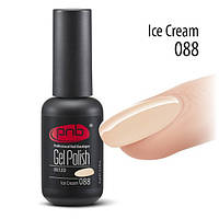 Гель-лак PNB № 088 Ice Cream, 8 мл кремовый