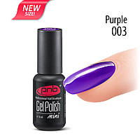 Гель-лак PNB Illusion № 003 Purple, 4 мл фіолетовий