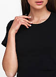 Жіноча чорна футболка Мальта 18Ж425-17 S (2901000200545), фото 2