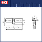 Серцевина замка BKS 40-45 серія b (Німеччина), фото 2