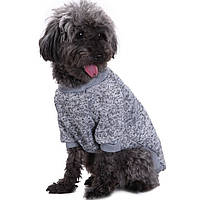 Джемпер для собак «Классик», серый, толстовка, кофта для собак, одежда для собак M