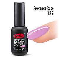 Гель-лак PNB № 189 Rose Provence, 8 мл насичено рожевий