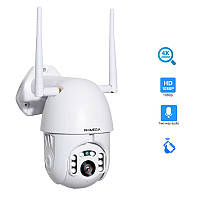 WiFi камера поворотна PTZ вулична 2 Мп 1080P INQMEGA ST-389-2M, h.265 декодер, хмара, SD 128Гб, ІК 30м