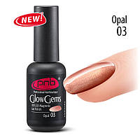 Магнітний гель лак Glow Gems PNB 03 Opal