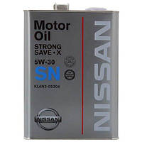 Масло моторное Nissan Motor Oil Strong Save X 5W-30, 4л