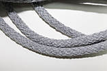 Шнур круглий акрил 8мм світло-сірий моток 100м, фото 2