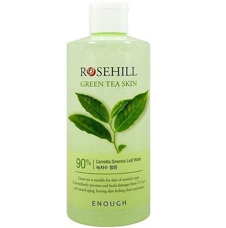 Заспокійливий тонер для обличчя з зеленим чаєм Enough Rosehill Green Tea Skin 90% 300 мл (8809474494047)