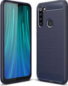 Чохол накладка для Xiaomi Redmi Note 8 Carbon Rugged Синій