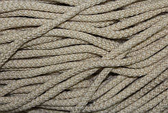 Шнур круглий акрил 8мм бежевий моток 100м