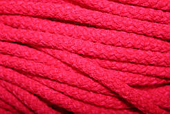 Шнур круглий акрил 8мм червоний моток 100м