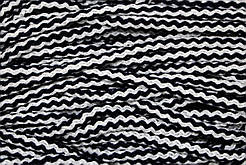 Шнур круглий акрил 8мм синій+білий моток 100м