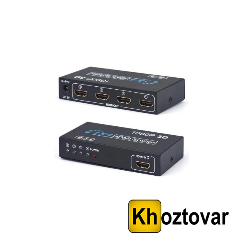 Разветвитель цифрового аудио-видео сигнала HDMI 1х4 | Коммутатор - фото 1 - id-p1180331328