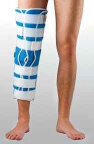 Жорстка шина для ноги з 5 металевими ребрами жорсткості ТУТОР-3Н (ціна залежить від розміру), фото 1