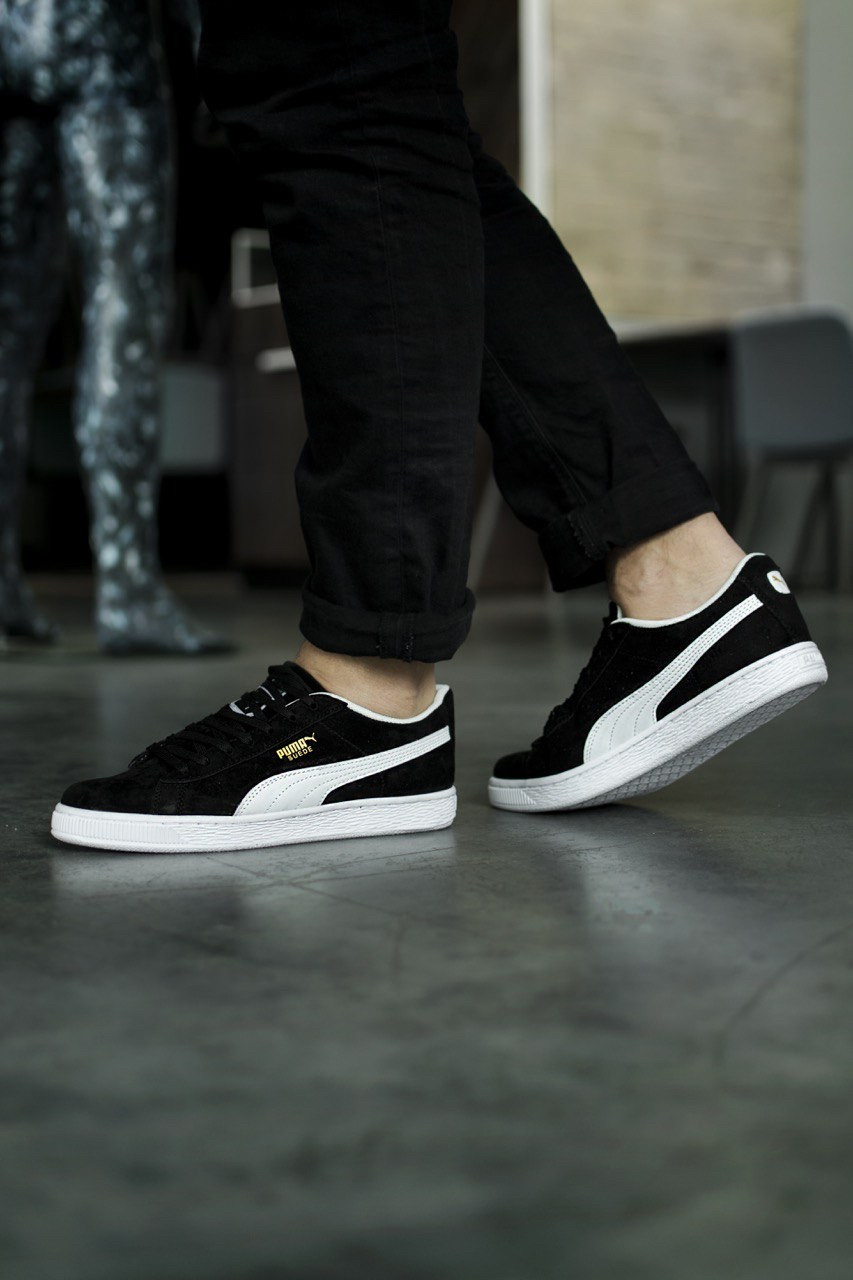 puma suede black
