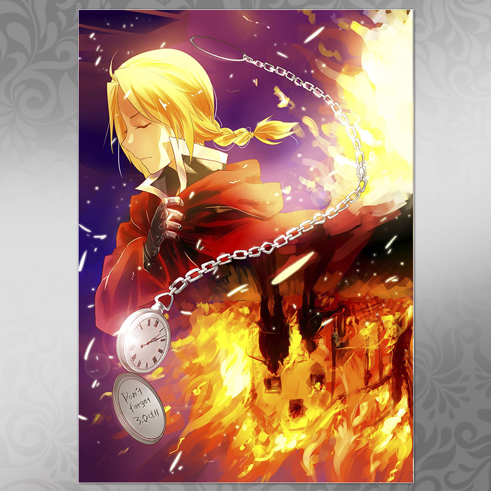Плакат A3 Аніме Fullmetal Alchemist 007