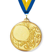 Медаль 50мм золото