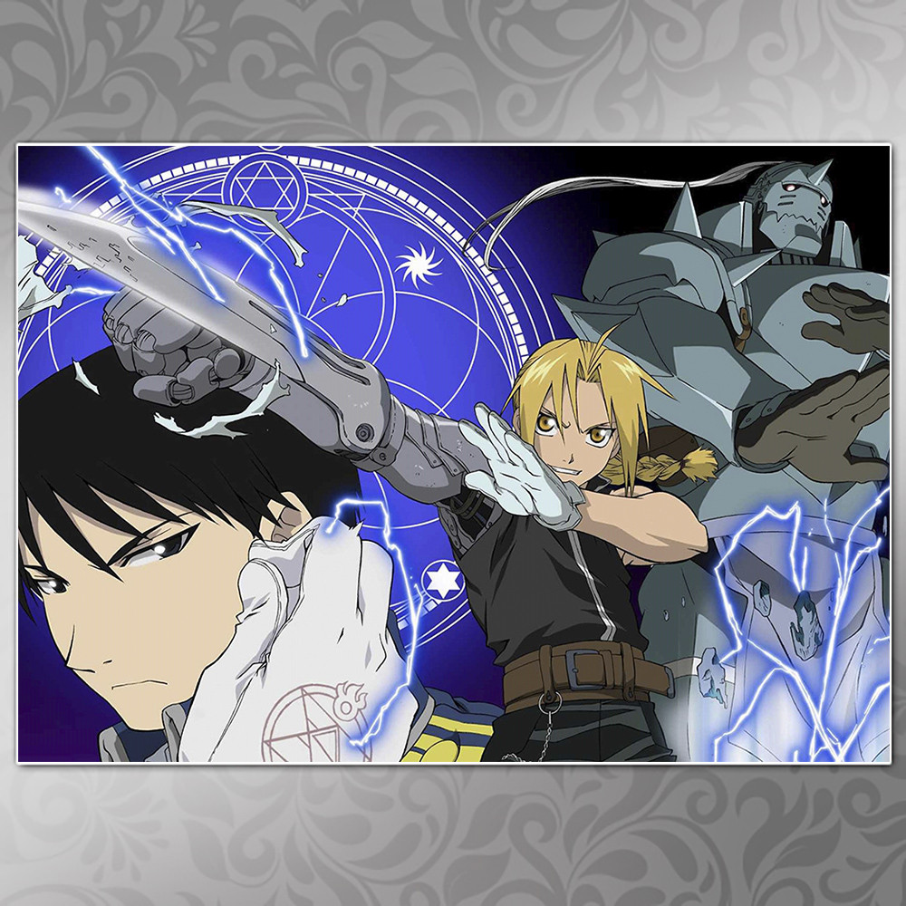 Плакат A3 Аніме Fullmetal Alchemist 012