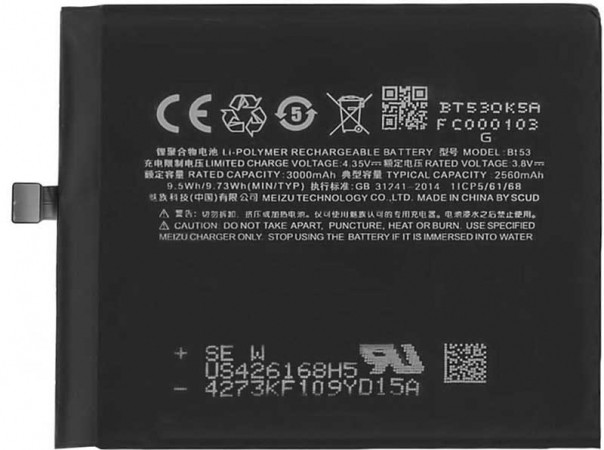 Акумулятор (АКБ батарея) Meizu BT66 Pro 6 Plus 3400 mAh