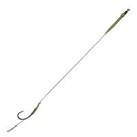 Поводок карповый Fishing ROI с конусом и вертлюгом Hook8245B №4 25LB