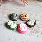 Камеї мікс 18 мм, 5 шт. у наборі, фото 4