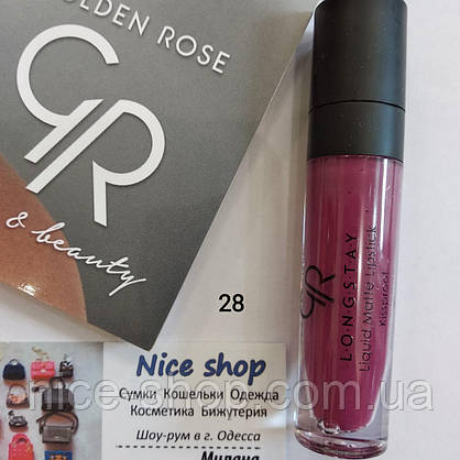 Матова помада Golden Rose No28, фото 3