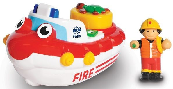 Игрушечная пожарная лодка Wow Toys белый, фото 1
