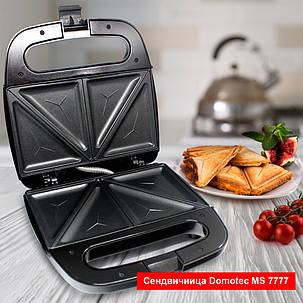Сендвічниця Domotec MS 7777, фото 1