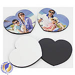 Магніт МДФ Серце для сублімації, фото 2