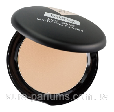 Пудра для обличчя матова-антиблеск IsaDora Anti Shine Mattifying Powder SPF 15