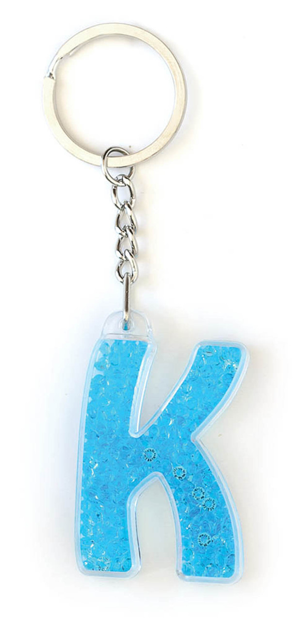 Брелок YES буква К блакитна код: 554265, фото 1