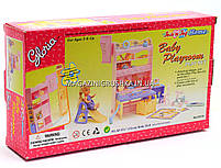 Дитяча іграшкова меблі Глорія Gloria для ляльок Барбі Дитяча кімната 21019. Облаштуйте ляльковий будиночок, фото 2