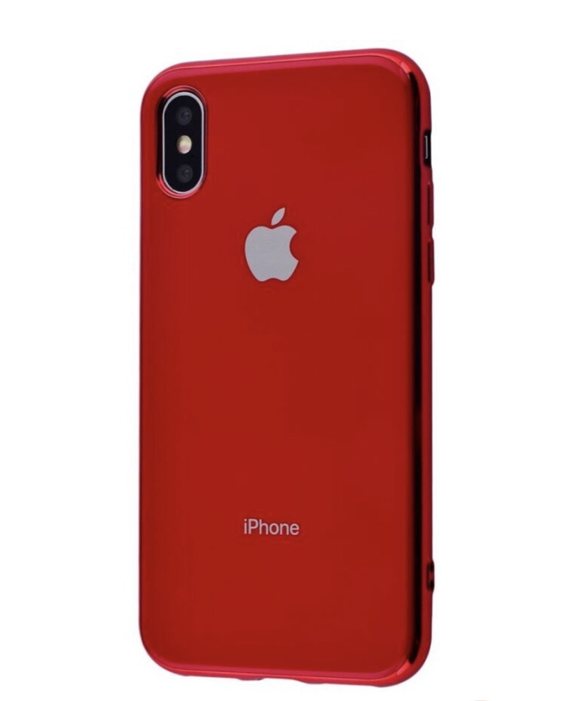 Чохол накладка Crystal для Iphone X/Xs Червоний