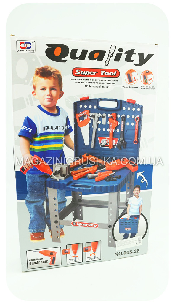 Дитячий набір будівельних інструментів 008-22 Quality Super Tool
