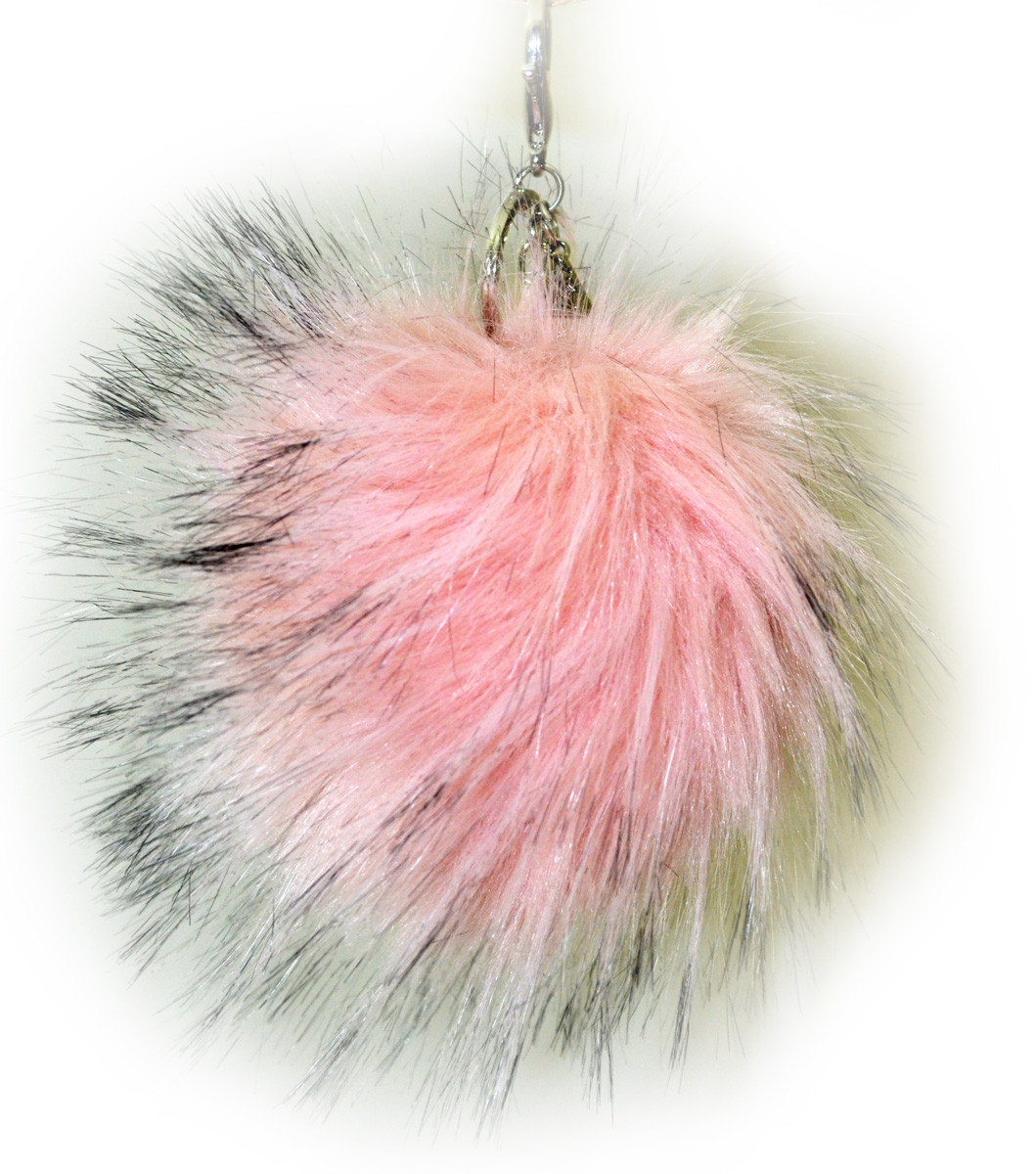 Брелок YES з пушком "Rose" код: 558111, фото 1