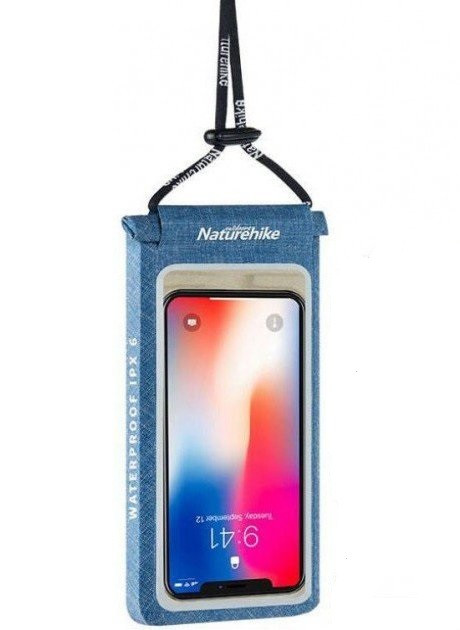Гермочехол для смартфона Naturehike 3D IPX6 6 inch NH18F005-S Блакитний - фото 2 - id-p1178811183