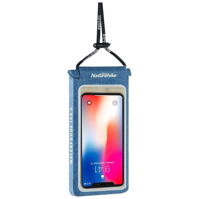 Гермочехол для смартфона Naturehike 3D IPX6 6 inch NH18F005-S Блакитний - фото 7 - id-p1178811183
