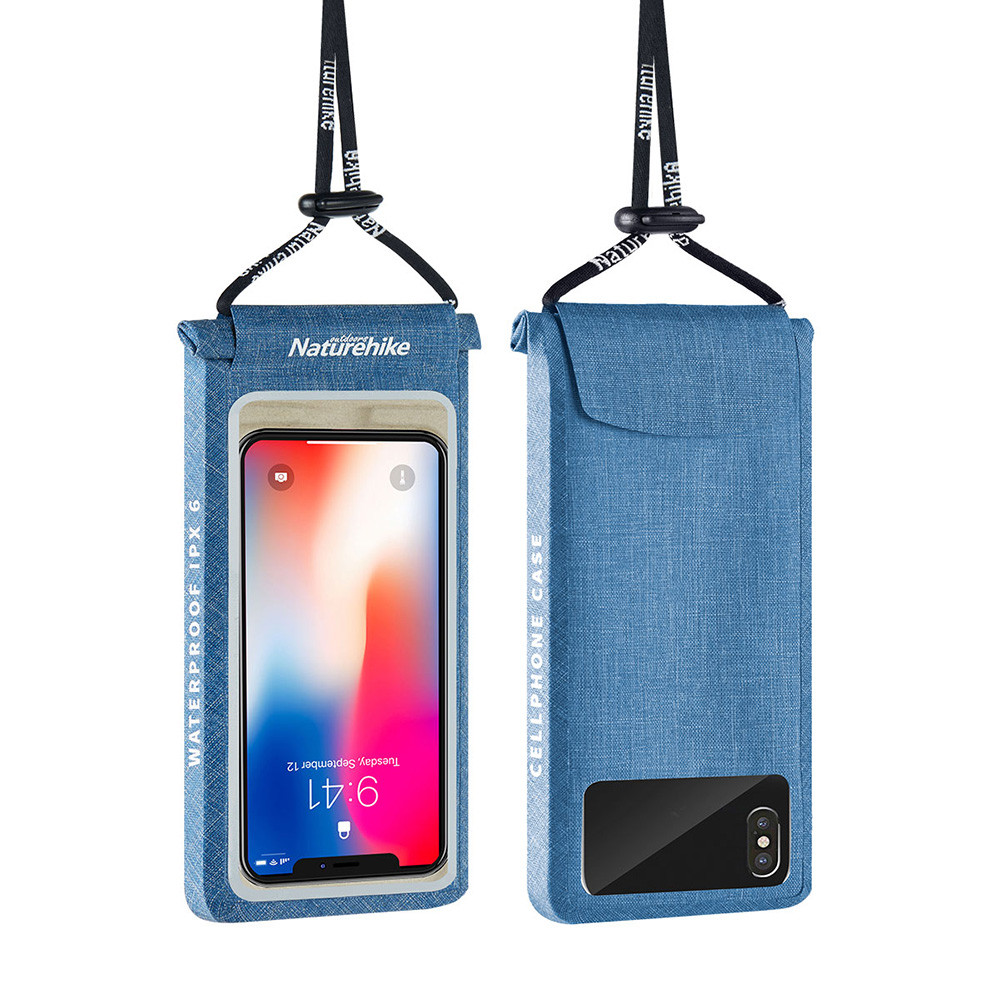 Гермочехол для смартфона Naturehike 3D IPX6 6 inch NH18F005-S Блакитний - фото 3 - id-p1178811183