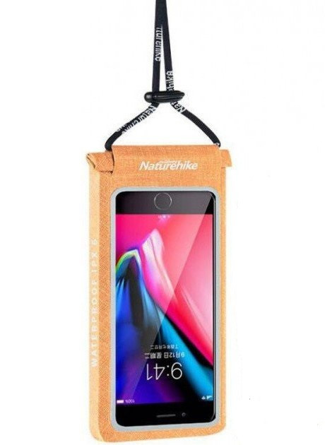 Гермочохол для смартфона Naturehike 3D IPX6 6 inch NH18F005-S Жовтий, фото 1