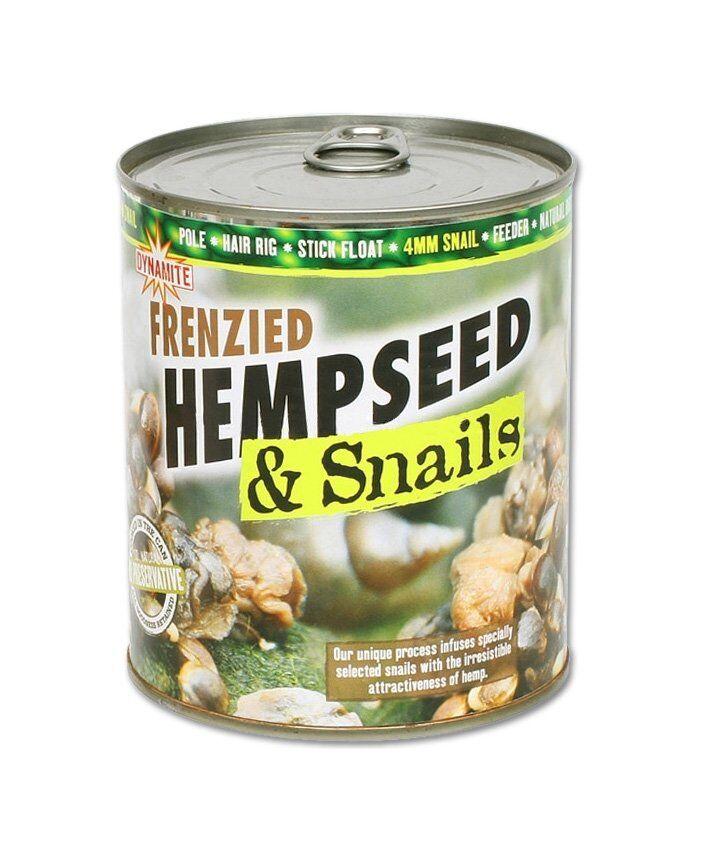 Конопля з равликами Dynamite Baits Frenzied Hempseed & Snails