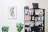 Картина на холсті інтер'єрна абстрактна настінна арт панно  Manific Decor "Wall Art He & She / Він і Вона", фото 4