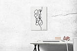 Картина на холсті інтер'єрна абстрактна настінна арт панно  Manific Decor "Wall Art He & She / Він і Вона", фото 10
