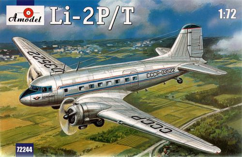 Пасажирський літак Лисунов Чи-2П/Т. 1/72 AMODEL 72244