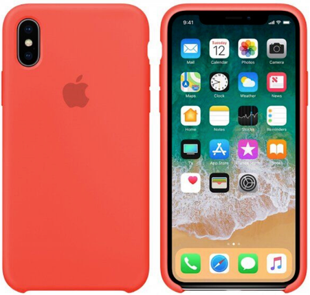 Чохол накладка S-case для Iphone X/Xs Жовтогарячий, фото 2