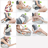 Роликовий Масажер для шиї і spini Massager of Neck Kneading, фото 6