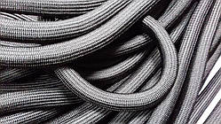 Шнур круглий 15мм 100м чорний