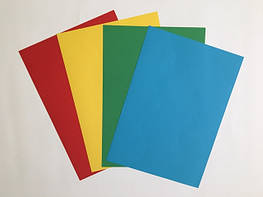 Самоклеящиеся этикетки на формате А4 цветные матовые - универсальные для всех видов печати